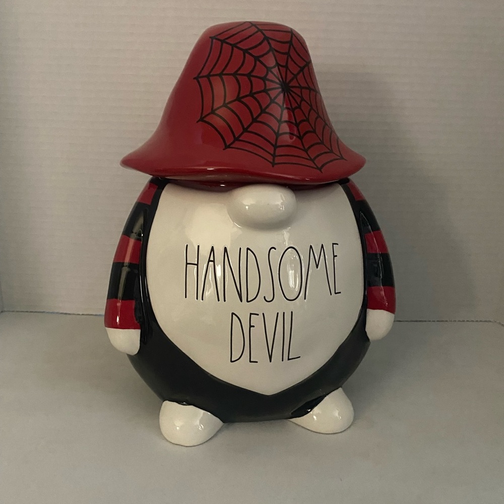 Devil Rae Dunn Cookie Jar